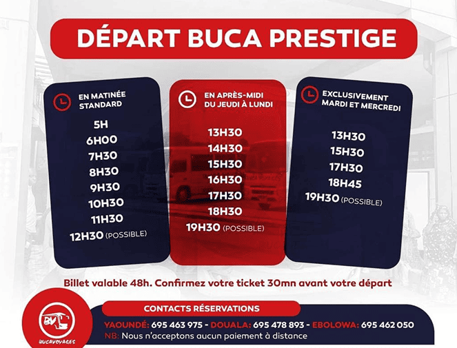 Buca Prestige Depart